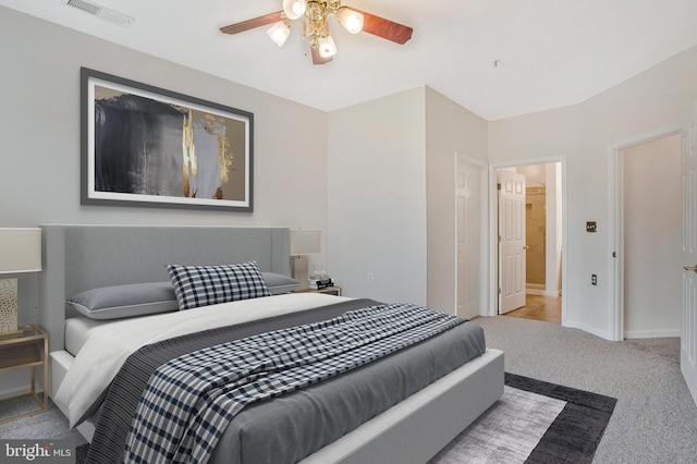 13301 New Acadia Ln Unit 207, Upper Marlboro, MD 20774 - bedroom featuring carpet floors, baseboards, and a ceiling fan