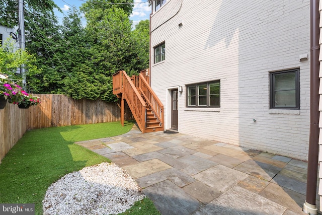 3207 19th St N, Arlington, VA 22201 - view of patio featuring stairway