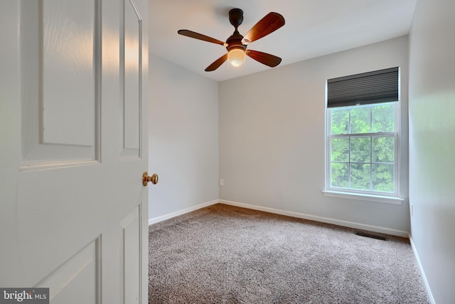5012 Strawbridge Ter, Perry Hall, MD 21128 - carpeted spare room with ceiling fan and baseboards