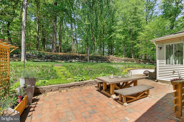 3416 Rustic Way Ln, Falls Church, VA 22044 - view of patio featuring outdoor dining area