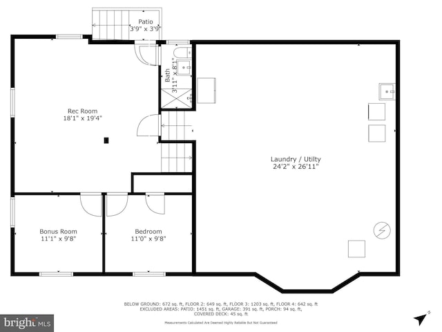 3416 Rustic Way Ln, Falls Church, VA 22044 - room layout