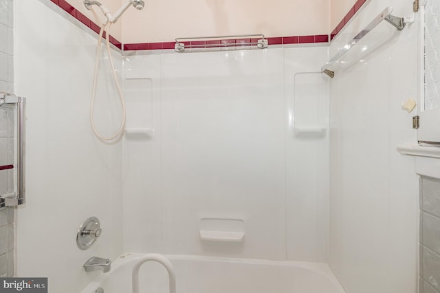 full bathroom featuring shower / bathtub combination