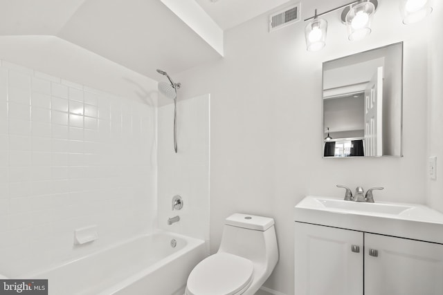 1521 N Van Dorn St, Alexandria, VA 22304 - bathroom with toilet, bathtub / shower combination, and vanity