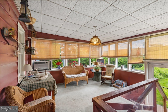 621 Gay St, Hanover, PA 17331 - sunroom featuring cooling unit and a paneled ceiling
