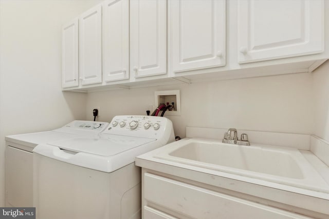 137 Mahogany Way, Upper Gwynedd, PA 19446 - laundry room featuring cabinet space and washer and dryer