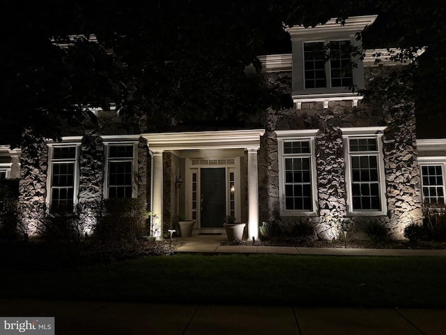 137 Mahogany Way, Upper Gwynedd, PA 19446 - view of front of house with stone siding