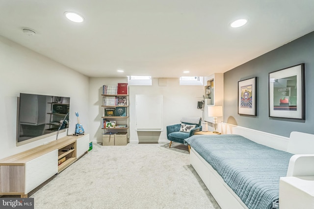 2019 Pemberton St, Philadelphia, PA 19146 - carpeted bedroom featuring recessed lighting and a wall unit AC