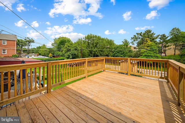 view of deck