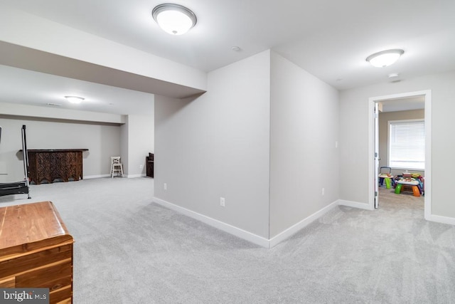 12815 Breyer Pl, Hughesville, MD 20637 - below grade area with baseboards and carpet flooring