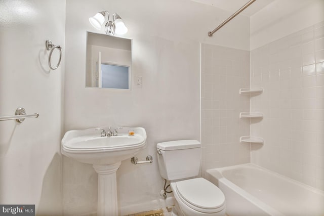 4555 Macarthur Blvd NW Unit 202, Washington, DC 20007 - full bathroom featuring toilet and  shower combination