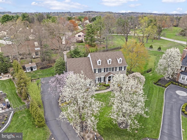 drone / aerial view