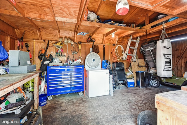 view of storage