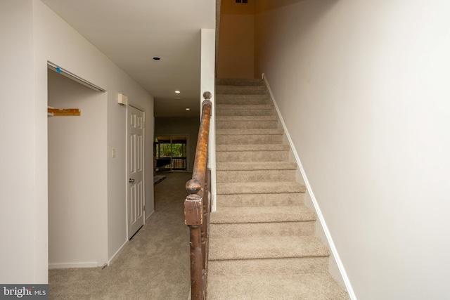 229 Keats Ct, Sicklerville, NJ 08081 - stairs with carpet and recessed lighting