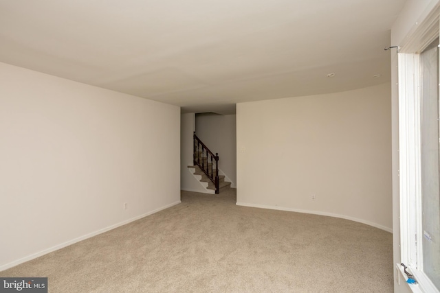 229 Keats Ct, Sicklerville, NJ 08081 - spare room featuring light colored carpet and stairway