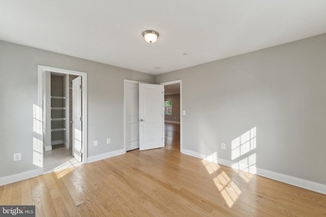 1600 Ballinger Ave, Landover, MD 20785 - unfurnished bedroom with light wood-style floors and baseboards