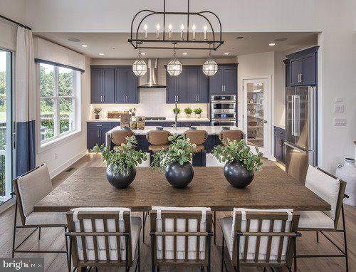 1 Mill Creek Dr Lot 1, Doylestown, PA 18901 - dining area with wood finished floors