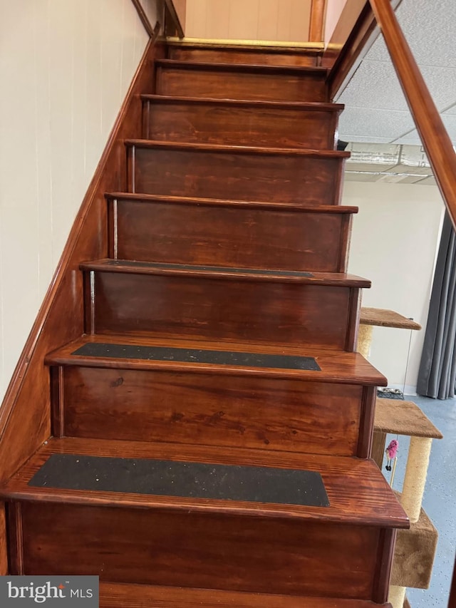 view of staircase