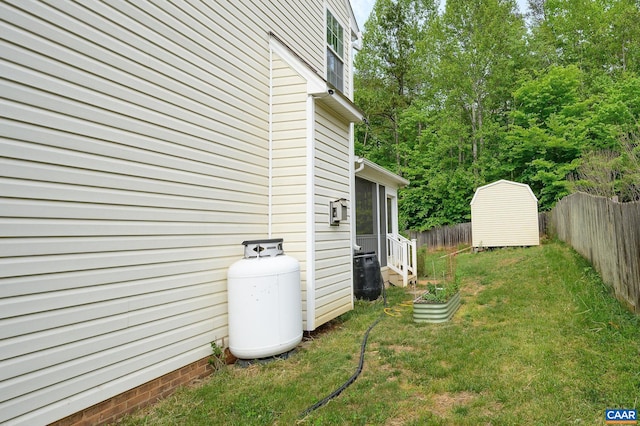 2364 N Chesterfield Ct, Charlottesville, VA 22911 - view of yard featuring a shed and an outdoor structure