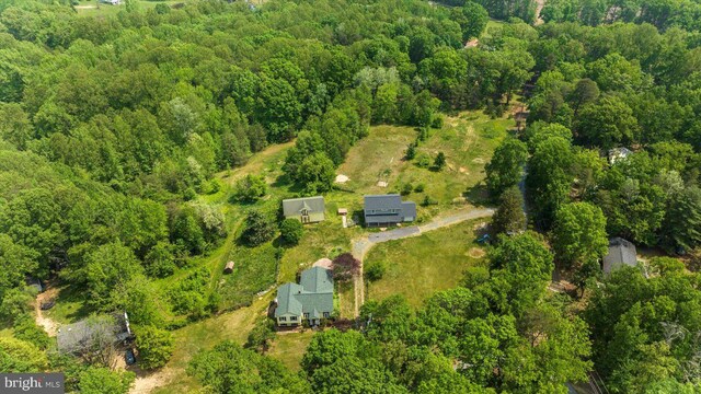 aerial view with a view of trees