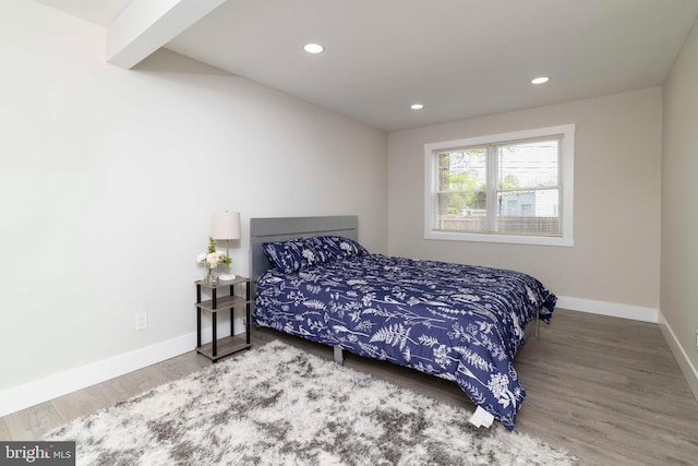 404 Crescent Rd, Hatboro, PA 19040 - bedroom featuring recessed lighting, baseboards, and wood finished floors
