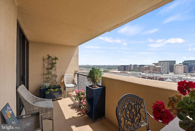 1101 S Arlington Ridge Rd Unit 1107, Arlington, VA 22202 - balcony featuring a view of city