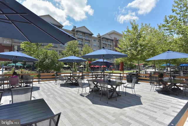 1101 S Arlington Ridge Rd Unit 1107, Arlington, VA 22202 - view of patio / terrace featuring outdoor dining area