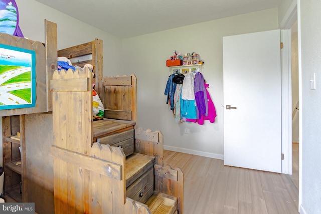 view of storage area