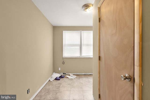 1222 18th St NE, Washington, DC 20002 - interior space featuring baseboards and light tile patterned flooring
