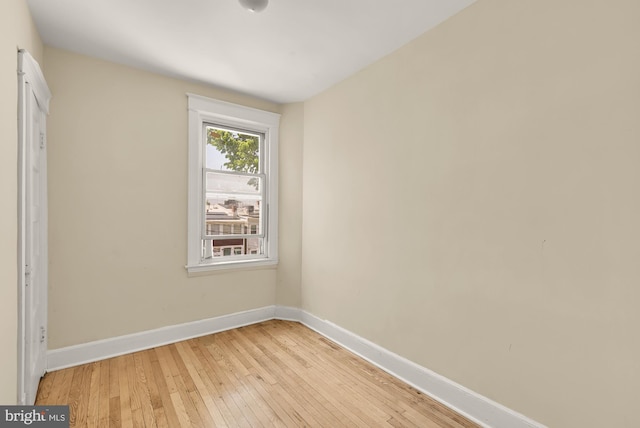1222 18th St NE, Washington, DC 20002 - unfurnished room with baseboards and light wood-style flooring