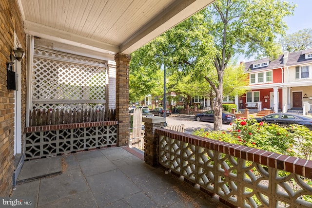 1222 18th St NE, Washington, DC 20002 - view of patio featuring covered porch