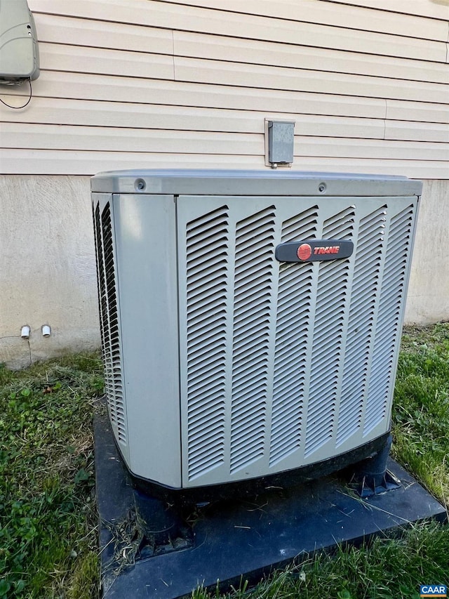exterior details with cooling unit