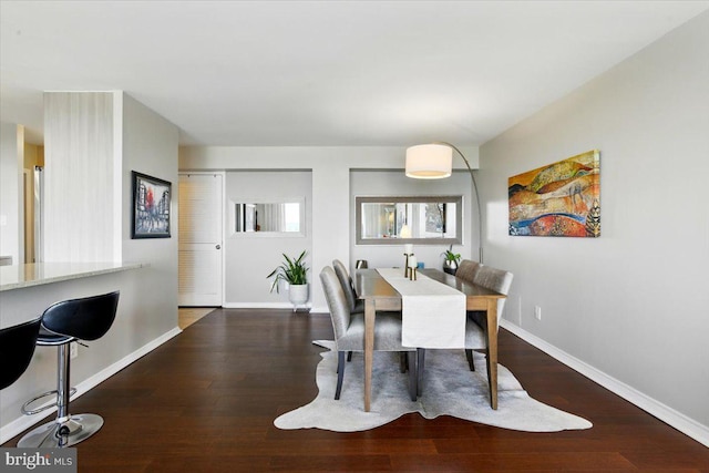 9701 Fields Rd Unit 2301, Gaithersburg, MD 20878 - dining space featuring wood finished floors and baseboards