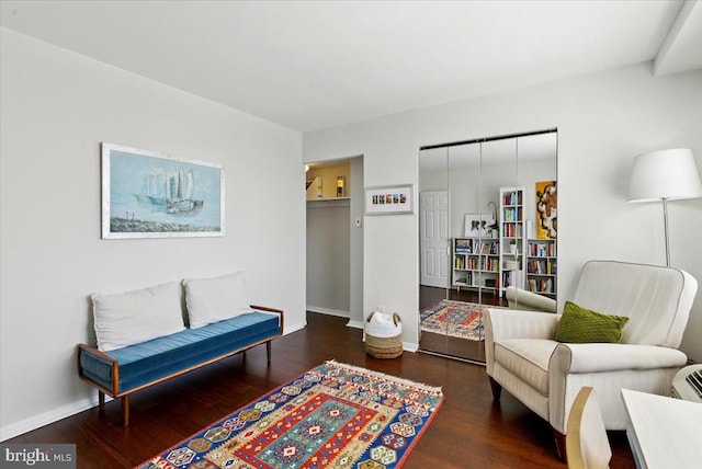 9701 Fields Rd Unit 2301, Gaithersburg, MD 20878 - sitting room with wood finished floors and baseboards