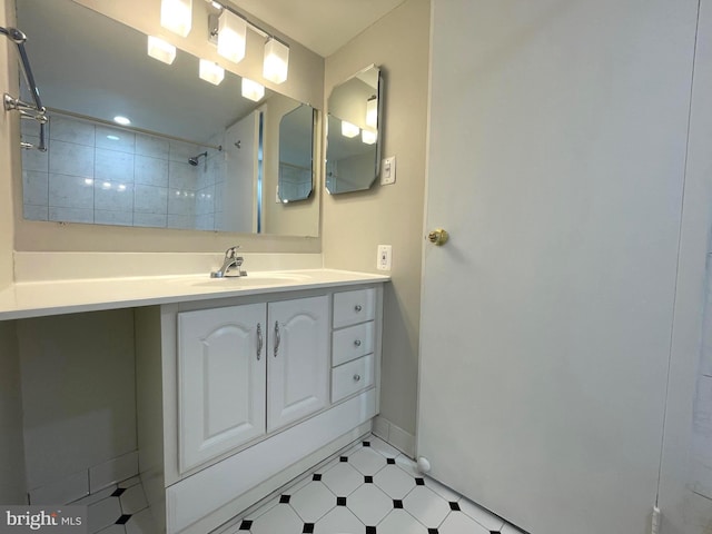 200 N Pickett St Unit 1412, Alexandria, VA 22304 - full bath with vanity, baseboards, and walk in shower