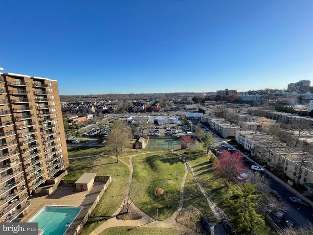 200 N Pickett St Unit 1412, Alexandria, VA 22304 - birds eye view of property featuring a view of city