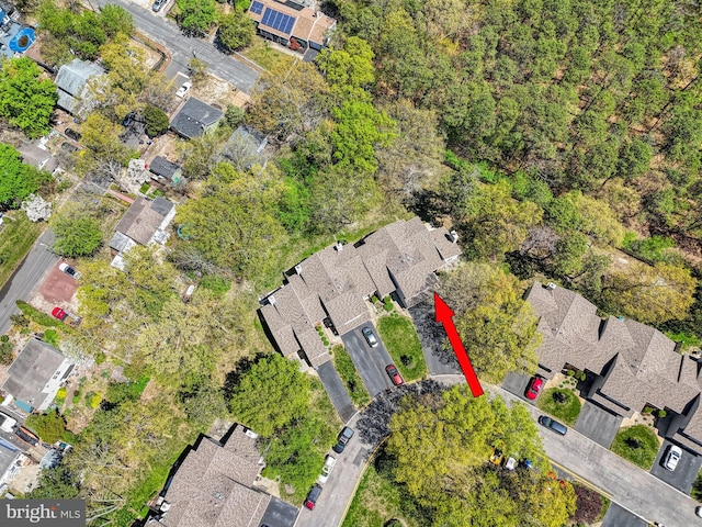bird's eye view featuring a residential view