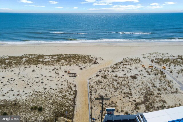 water view featuring a view of the beach