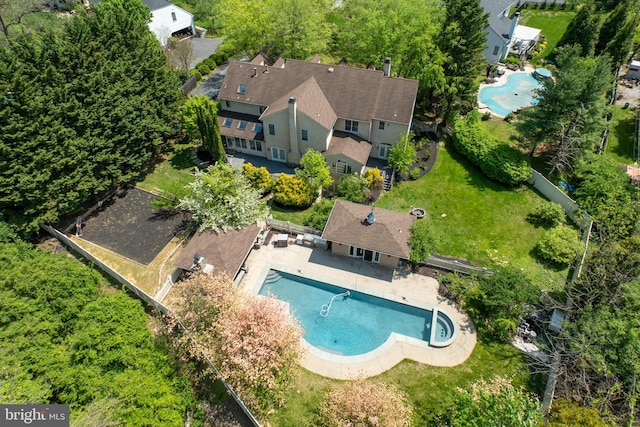 bird's eye view