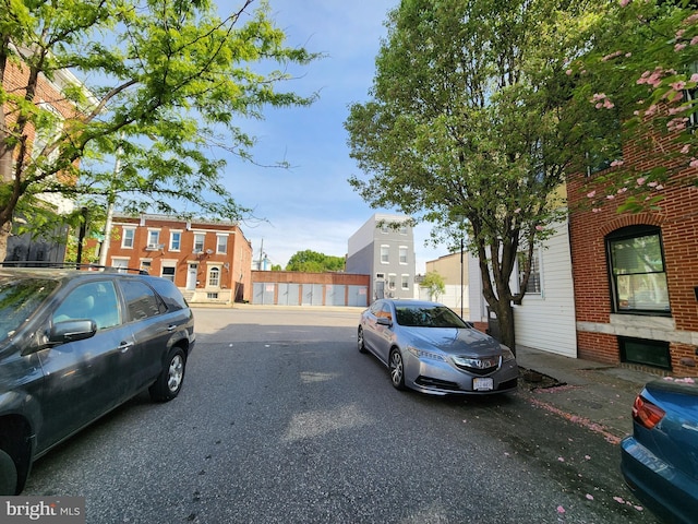 view of road with curbs