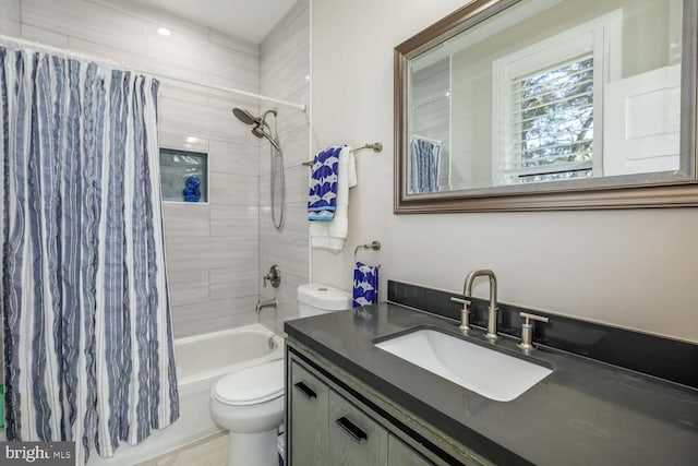5116 Lawton Dr, Bethesda, MD 20816 - full bathroom featuring toilet, shower / tub combo, and vanity