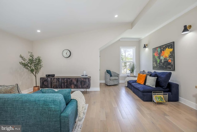 5116 Lawton Dr, Bethesda, MD 20816 - living area with light wood finished floors, recessed lighting, and baseboards