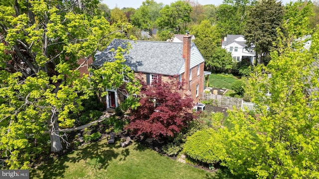 drone / aerial view