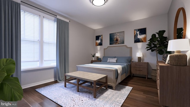 2555 Riva Rd, Annapolis, MD 21401 - bedroom with dark wood finished floors and baseboards