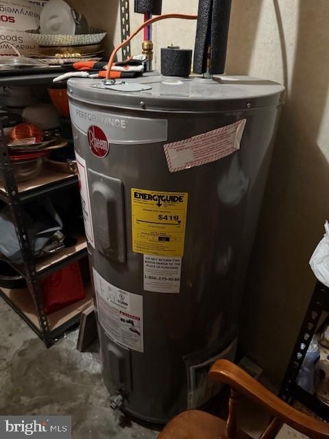 1117 Sterling Pl, Lancaster, PA 17603 - utility room with water heater