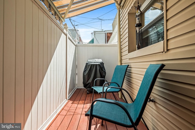 1223 Fitzgerald St, Philadelphia, PA 19148 - view of wooden deck