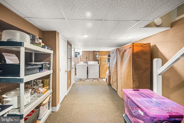 1223 Fitzgerald St, Philadelphia, PA 19148 - storage featuring separate washer and dryer