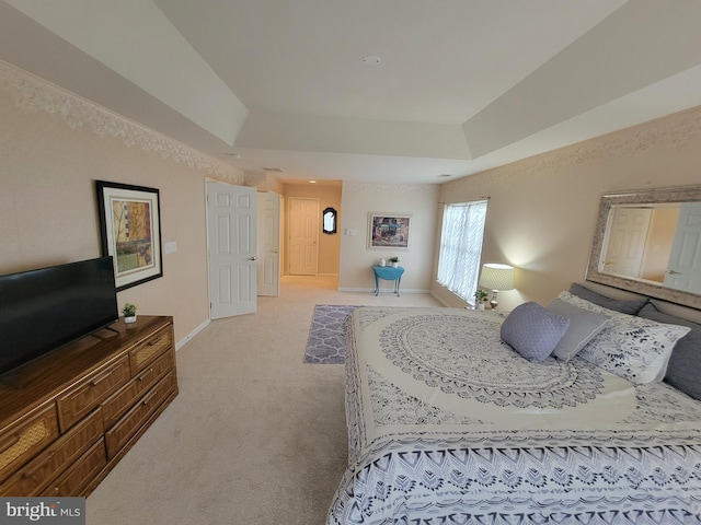 402 Waltham Dr, Middletown, DE 19709 - bedroom with carpet floors, a raised ceiling, and baseboards