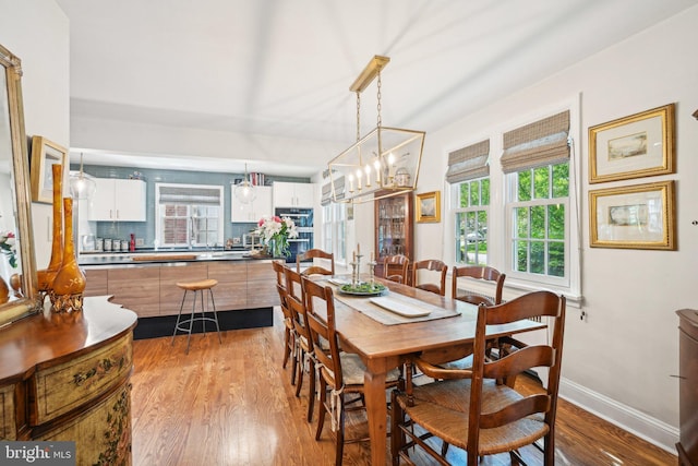 835 Beechwood Rd, Havertown, PA 19083 - dining area with wood finished floors, plenty of natural light, and baseboards