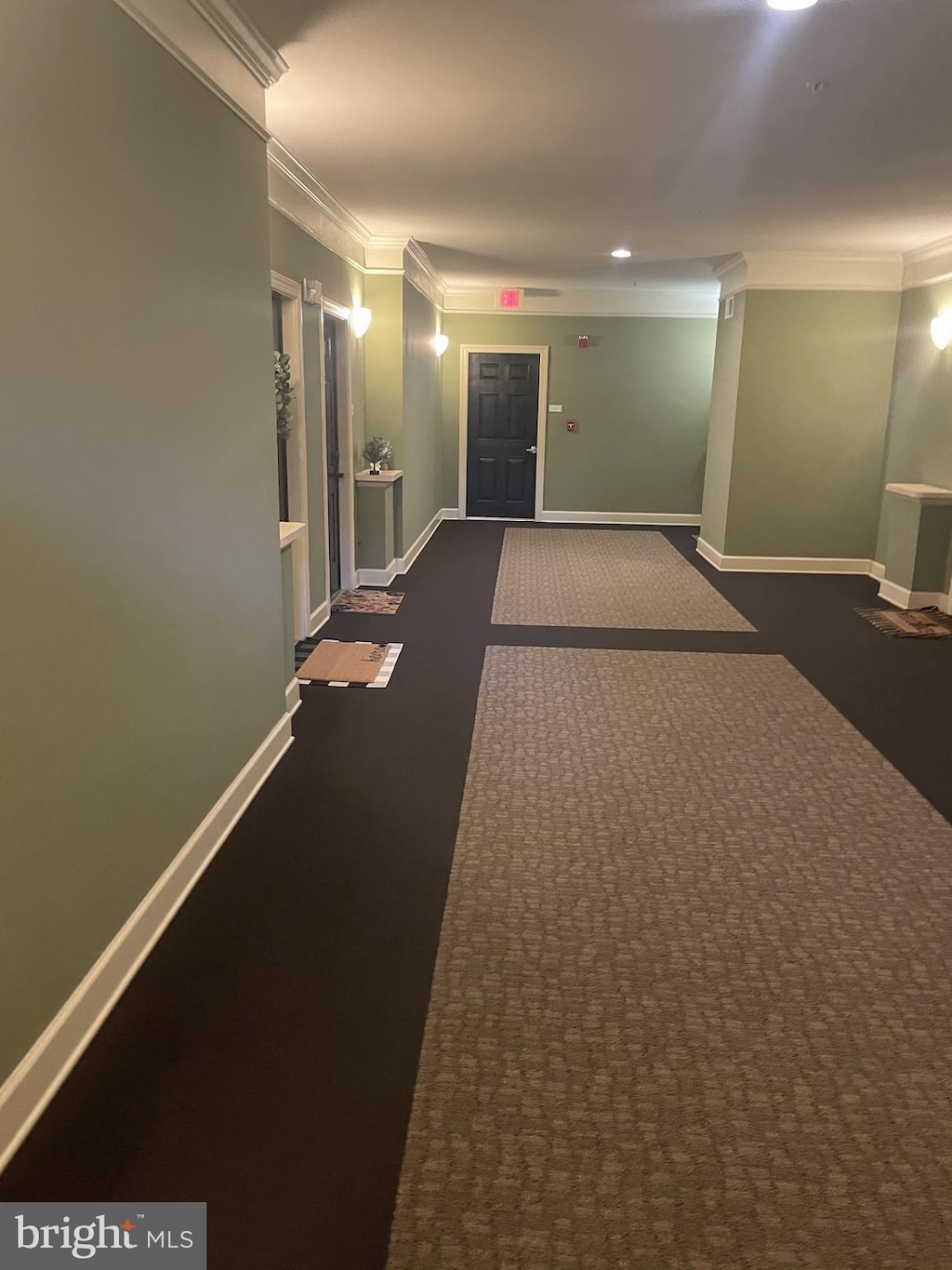 1321 Karen Blvd Unit 306, Capitol Heights, MD 20743 - hall featuring baseboards and ornamental molding