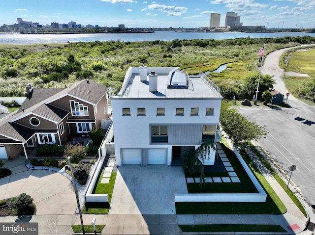 2 Ocean Dr W, Brigantine, NJ 08203 - aerial view featuring a city view and a water view